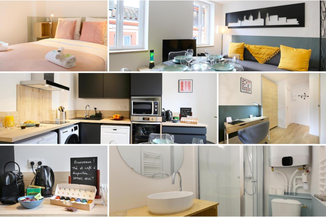 Expat Renting - Entre Piment & Violette - Saint Michel Apartment Toulouse Ngoại thất bức ảnh